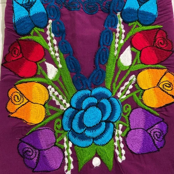 Mexican Blouse and Belt. It can sell separately. - Picture 2 of 4